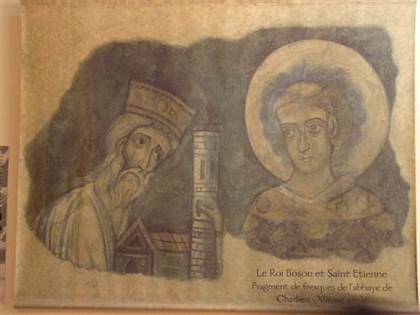 Le roi Boson et saint Étienne