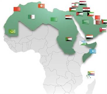 carte membres ligue arabe
