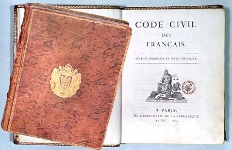 code civil 1804 napoleon