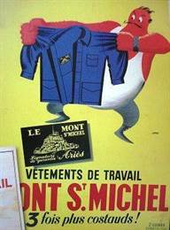 Un reconnaissance mondiale qui vaut au Mont Saint-Michel d'être récupéré pour de nombreuses publicités: symbole d'un ancrage territorial, de solidité... Mont_3