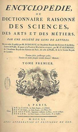 diderot encyclopedie