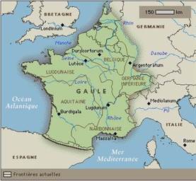 carte gaule romaine