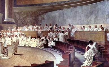 sceance senat romain