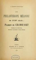 Chamousset philanthrope