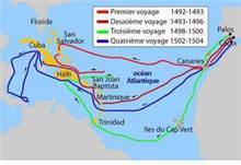 carte voyage de amerigo vespucci