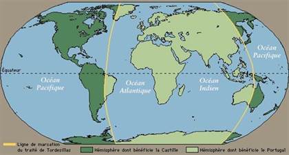 carte partage tordesillas