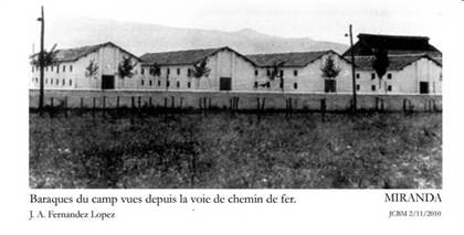 Le camp de MIRANDA