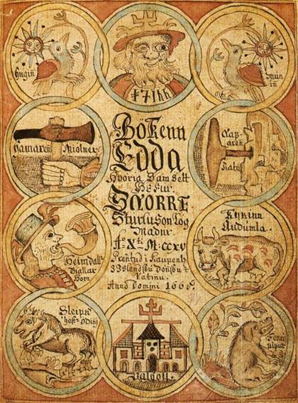 Editions de lEdda de Snorri dateee de 1666