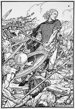 Alfred the Great at the Battle of Ashdown by Morris Meredith Williams
