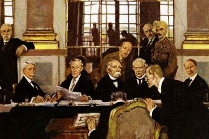 Conference paix Versailles 1919