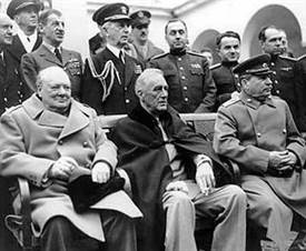 conférence yalta staline churchill rooselvelt