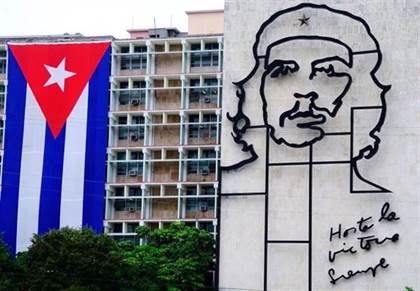 mur che guevara la havane