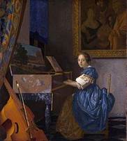 Johannes Vermeer dame virginal