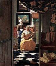Johannes Vermeer lettre amour