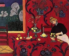 matisse desserte rouge