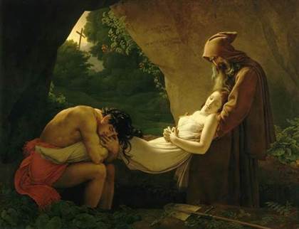 Atala au tombeau dit aussi Funérailles dAtala Girodet De Roussy-Trioson Anne-Louis