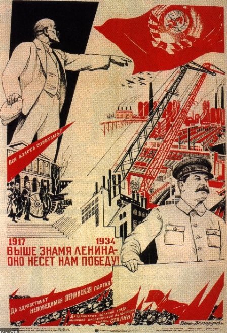 affiche propagande industrie lourde urss