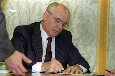 demission gorbatchev