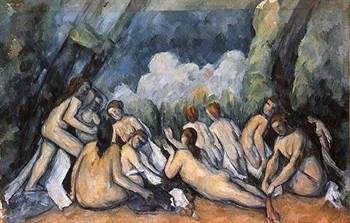 grandes baigneuses cezanne