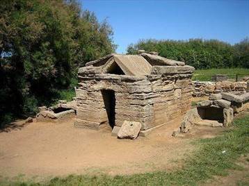 Tombe étrusque à Papulonia