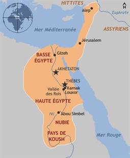 carte egypte antique 1