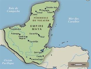 carte empire maya