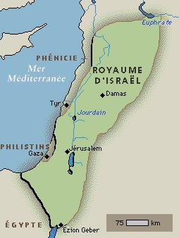 carte royaume israel