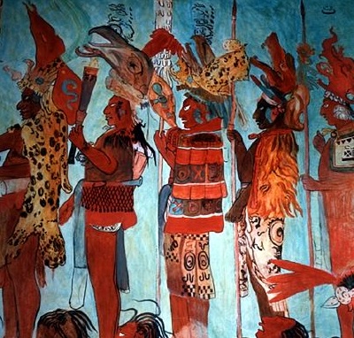 fresque mayas