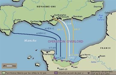 carte overlord normandie