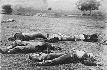 soldats morts gettysburg