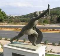 statue philippides marathon