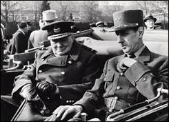 Churchill. et De Gaulle