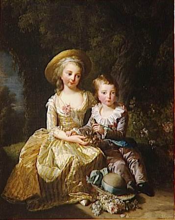 Les 2 premiers enfants de Louis XVI
