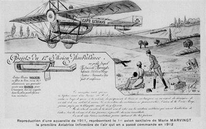 Marie Marvingt et projet avion sanitaire