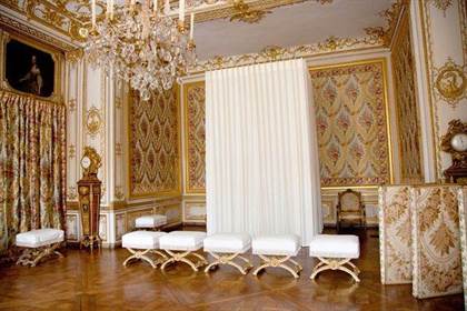 Versailles. chambre à coucher de Louis ..XV