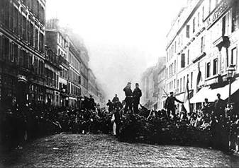 barricade rue des flandres 1871