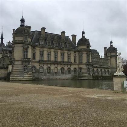 vue de chantilly du parc