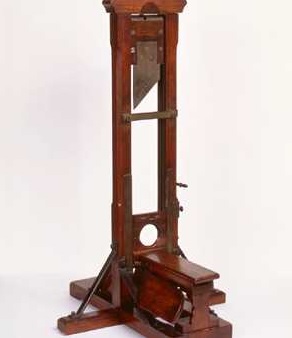 guillotine modele reduit