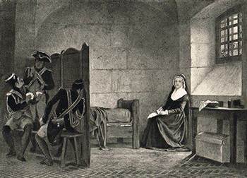 la reine en prison