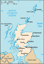 carte ecosse