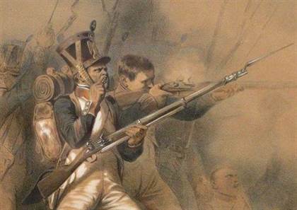 lithographie-soldat-napoleon-saxe-campagne-1813-19e