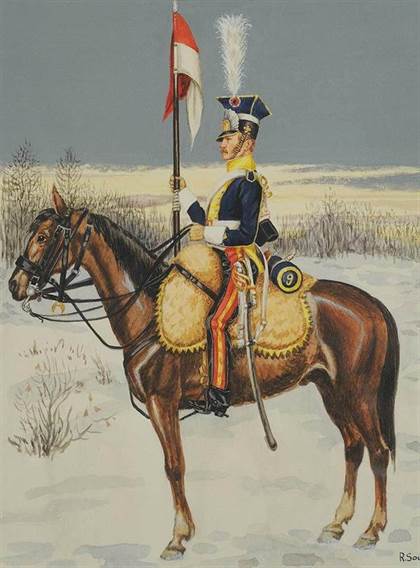 soules-gouache-representant-un-chevau-leger-lancier-1812 2