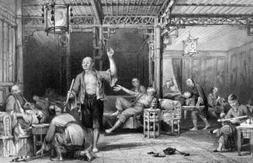 Fumeurs d'opium au XIXe siècle fumeurs opium xixe