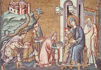 Cavallini, l'Adoration des Mages adoration rois mages cavallini