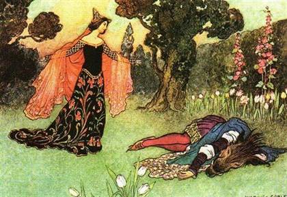 La belle et la bête (W. Gobe) fee belle bete