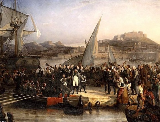 Le débarquement de Napoléon à Golfe Juan napoleon golfe juan