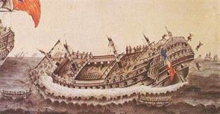 L'épisode du vaiseau Le Vengeur Le_Vengeur