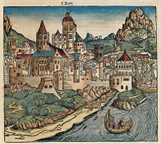 Illustration de Lyon au Moyen Age lyon moyen age