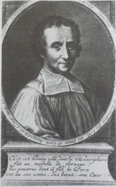 Portrait anonyme de Charles Démia, en Frontispice de son Trésor clérical, deuxième édition, 1694. Charles Demia
