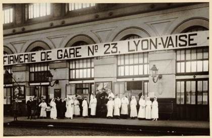 Infirmerie de Gare à la Gare de Vaise, 1914 Infirmerie de Gare